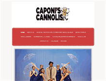 Tablet Screenshot of caponimusic.com